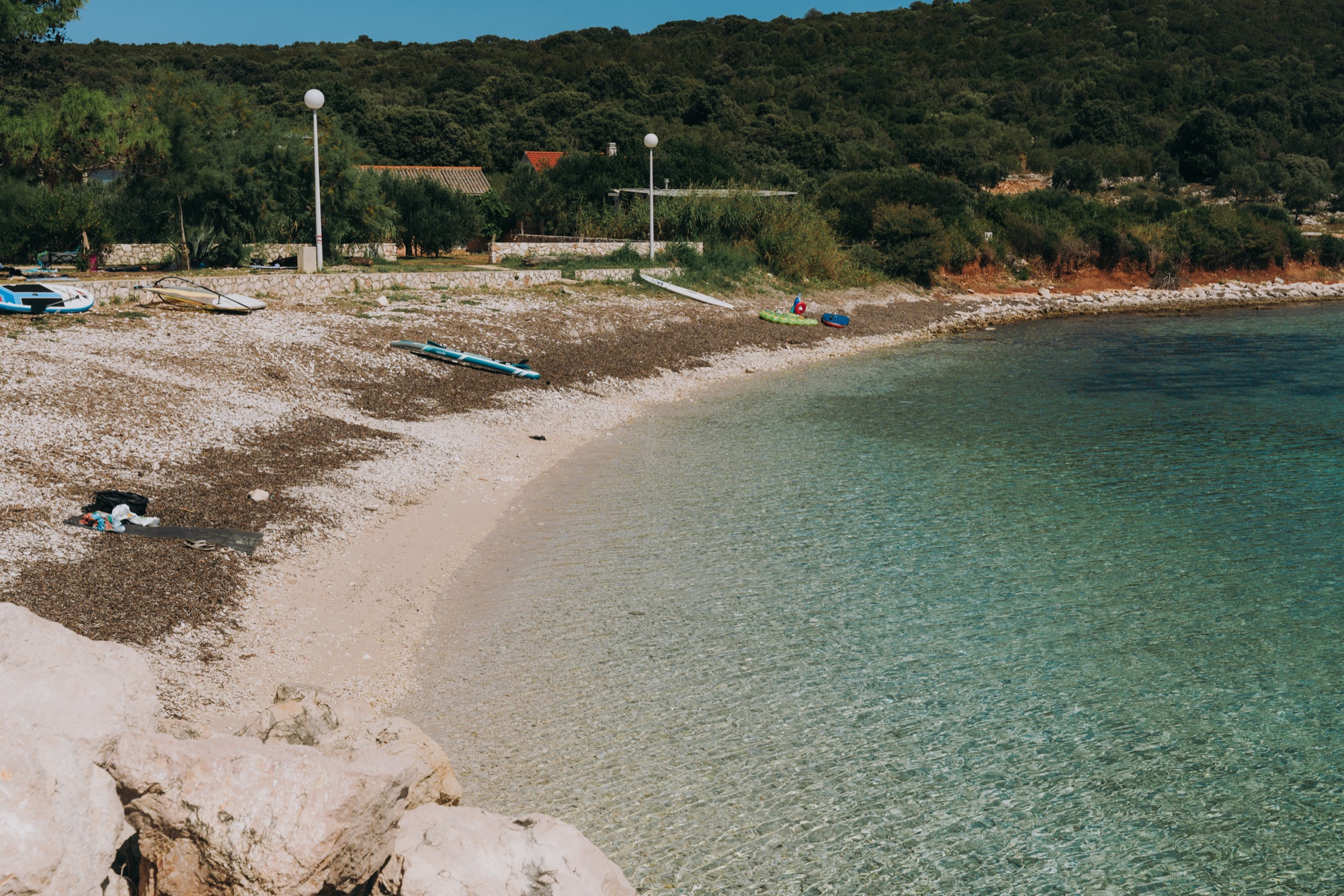 Quiet beach on Premuda on the northern Adriatic