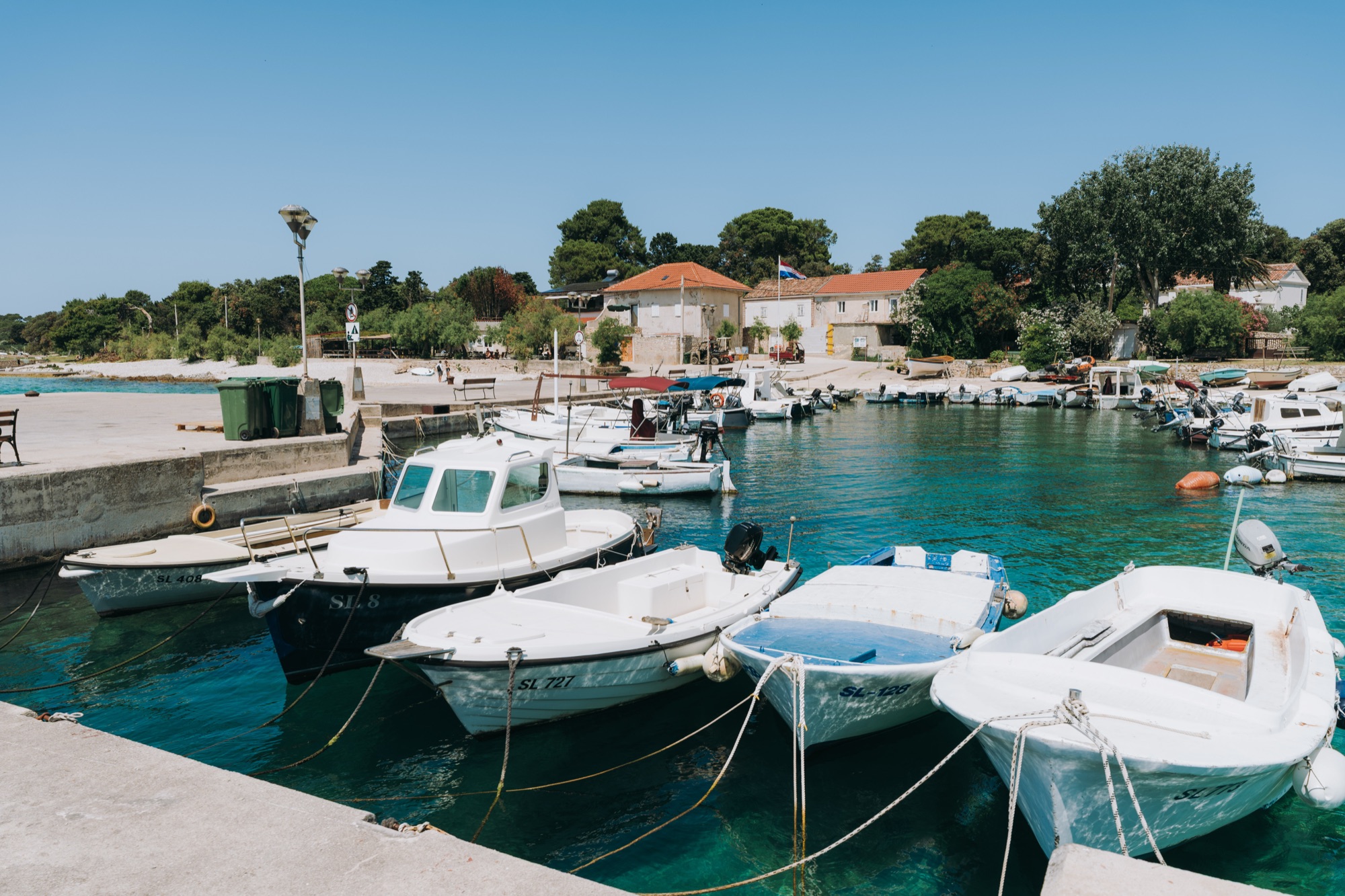 Harbour of Silba island near Premuda