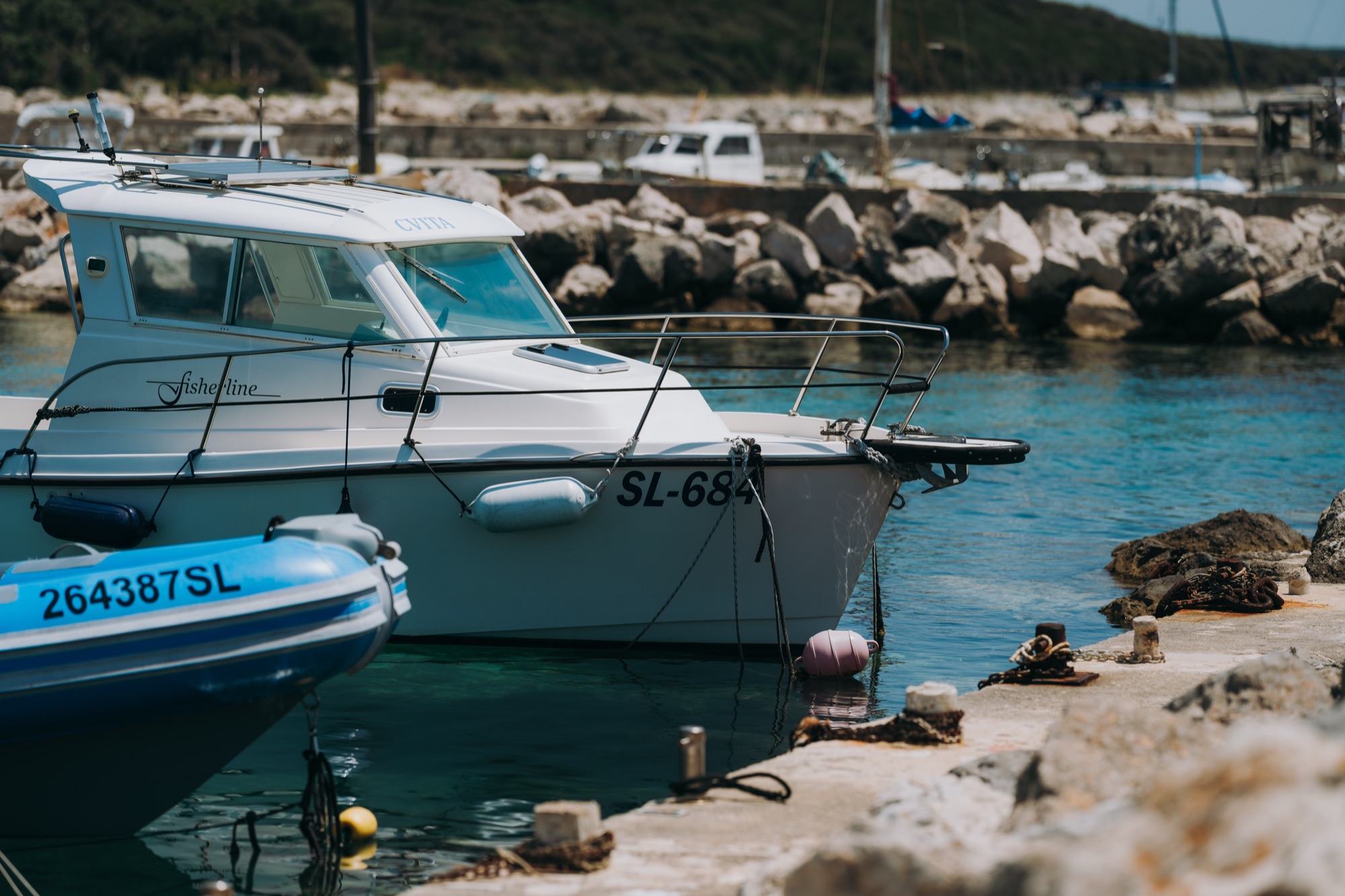 Waterfront and boats on Silba