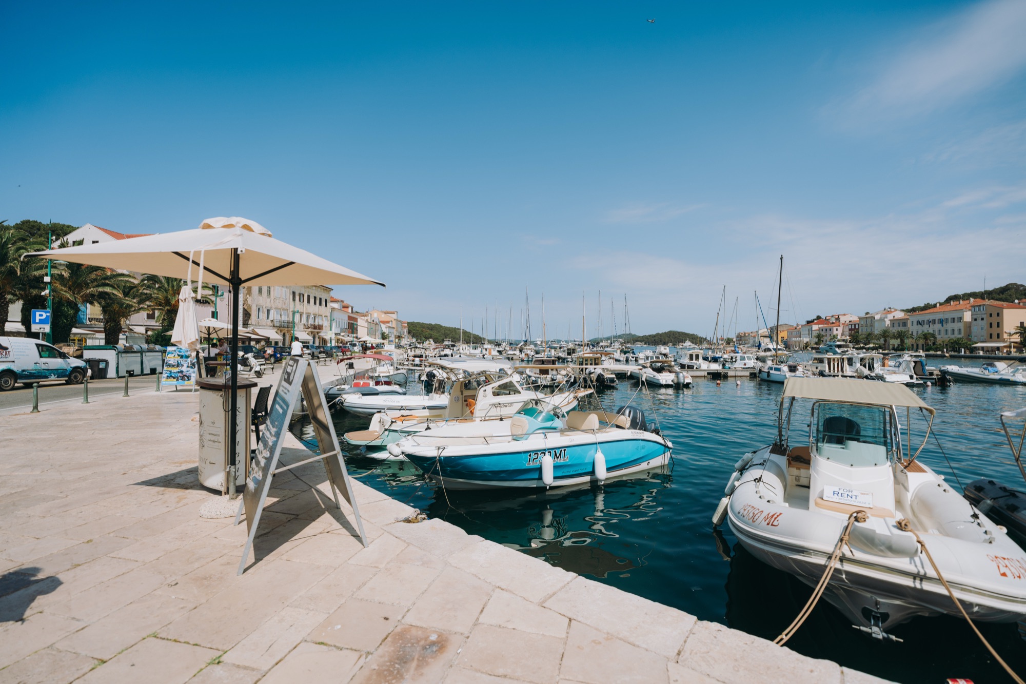 Townscape of Mali Lošinj on the Kvarner Gulf